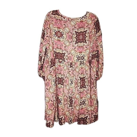 Torrid Dress Womens 2XLarge Mini Washable Gauze Tunic Pocket NWT - Picture 4 of 9